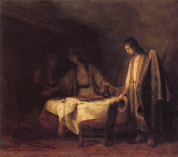 Samuel Dircksz van Hoogstraten Tobias's Farewell to His Parents oil painting picture